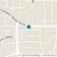 Map location of 3701 Ravenhill Lane, Arlington, TX 76016