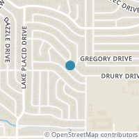 Map location of 1506 Drury Dr, Dallas TX 75232