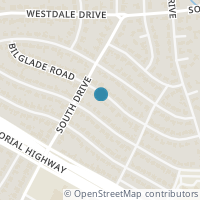 Map location of 4225 Bilglade Road, Fort Worth, TX 76109