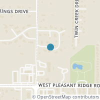 Map location of 2423 S Pleasant Circle, Arlington, TX 76015