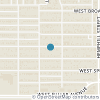 Map location of 1029 W Hammond St, Fort Worth TX 76115