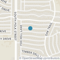 Map location of 904 Green Hill Road, Dallas, TX 75232