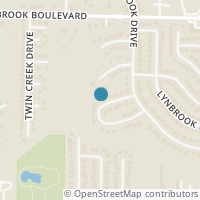 Map location of 2011 N Meadow Way Circle, Arlington, TX 76015