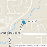 Map location of 4109 Cross Bend Dr, Arlington TX 76016
