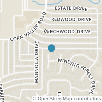Map location of 3704 Edgewood Court, Grand Prairie, TX 75052
