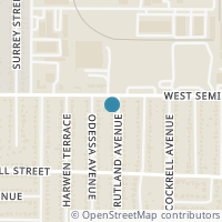 Map location of 4308 Rutland Ave, Fort Worth TX 76133
