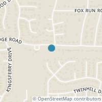 Map location of 6400 Saddle Ridge Road, Arlington, TX 76016