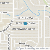 Map location of 605 Redwood Drive, Grand Prairie, TX 75052