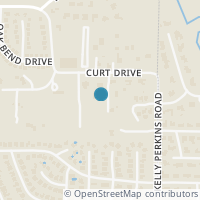 Map location of 3708 Curt Drive, Arlington, TX 76016