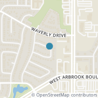 Map location of 716 N Deerfield Circle, Arlington, TX 76015