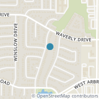 Map location of 3519 Alexandria Drive, Arlington, TX 76015