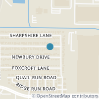 Map location of 2318 Pennington Drive, Arlington, TX 76014