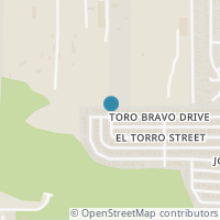 Map location of 5355 Toro Bravo Drive, Dallas, TX 75236