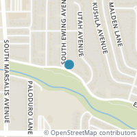 Map location of 4626 S Ewing Avenue, Dallas, TX 75216