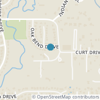 Map location of 3532 Oak Bend Drive, Arlington, TX 76016