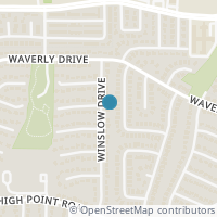 Map location of 3517 Winslow Drive, Arlington, TX 76015