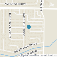Map location of 3514 Tads Ln, Arlington TX 76014