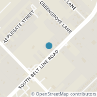 Map location of 843 S Belt Line Road, Dallas, TX 75253