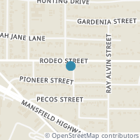 Map location of 4904 Bundy Street, Fort Worth, TX 76119