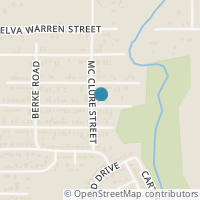 Map location of 1305 Blodgett Avenue, Fort Worth, TX 76115