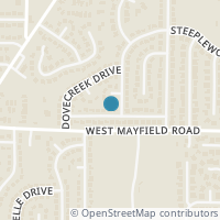 Map location of 4703 Elkwood Lane, Arlington, TX 76016