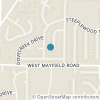 Map location of 3420 Duckview Court, Arlington, TX 76016