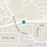 Map location of 503 Plantation Drive, Arlington, TX 76014