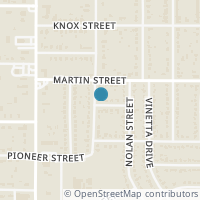 Map location of 4817 Foard Street, Fort Worth, TX 76119