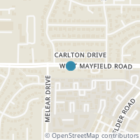 Map location of 1804 Mayfield Road, Arlington, TX 76015