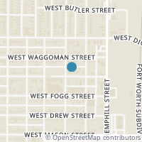 Map location of 816 W Pafford Street, Fort Worth, TX 76110