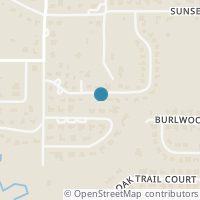 Map location of 3300 Sunset Oaks Street, Dalworthington Gardens, TX 76016
