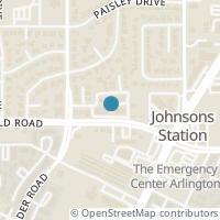 Map location of 1421 Berkeley Lane, Arlington, TX 76015