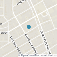 Map location of 1519 Waweenoc Avenue, Dallas, TX 75216