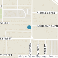 Map location of 4121 Fairlane Avenue, Fort Worth, TX 76119