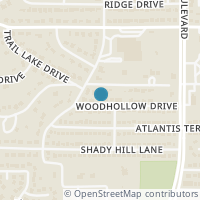 Map location of 5705 Woodhollow Dr, Arlington TX 76016