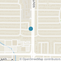 Map location of 3015 High Meadows Dr, Arlington TX 76014