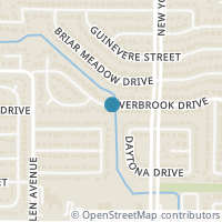 Map location of 1808 Overbrook Drive, Arlington, TX 76014