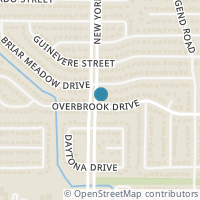 Map location of 1901 Overbrook Drive, Arlington, TX 76014