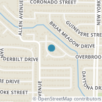 Map location of 1709 Yorktown Drive, Arlington, TX 76014