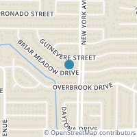 Map location of 1819 Briar Meadow Drive, Arlington, TX 76014