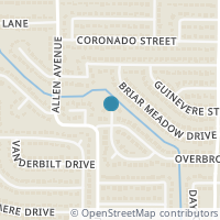 Map location of 1707 Overbrook Court, Arlington, TX 76014