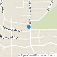 Map location of 2333 Fairway Drive, Fort Worth, TX 76119