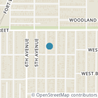 Map location of 3537 Baldwin Ave, Fort Worth TX 76110