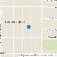 Map location of 4510 Erath Street, Fort Worth, TX 76119