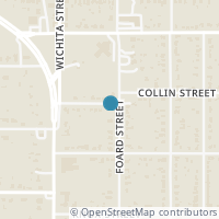 Map location of 4500 Foard Street, Fort Worth, TX 76119
