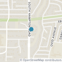 Map location of 2316 Gibbs Williams Cir, Dallas TX 75224