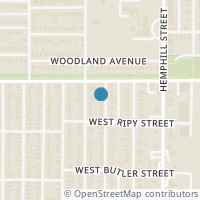 Map location of 3516 Lipscomb St, Fort Worth TX 76110