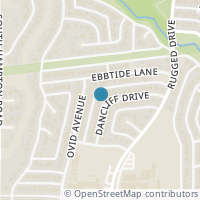 Map location of 2015 Dancliff Drive, Dallas, TX 75224