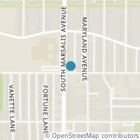 Map location of 3654 S Marsalis Avenue S, Dallas, TX 75216