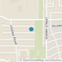 Map location of 2107 Avalon Lane, Arlington, TX 76014